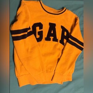 GAP GOLD AND NAVY SWEATER